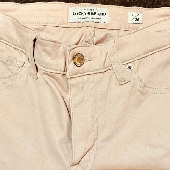 Lucky Brand Jeans Ava Leggings Skinny Fit Blush Pink SZ 2/26 - Picture 6 of 11
